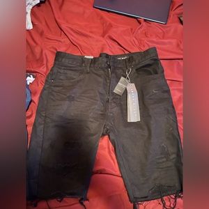 Jean shorts brand new with tags distressed design